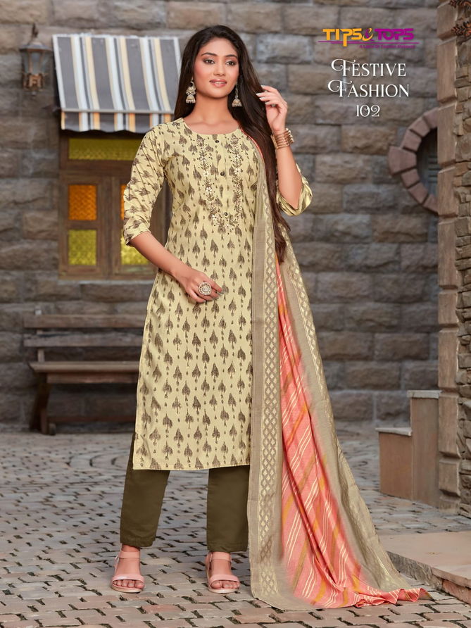 Tips And Tops Festive Fashion Readymade Salwar Suits Catalog